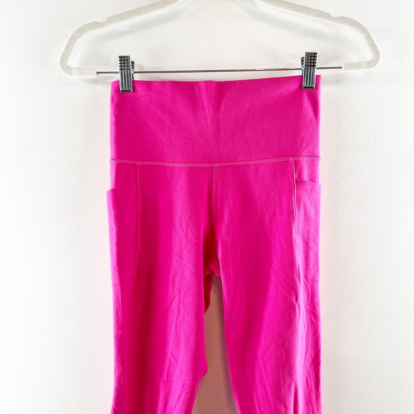 Athleta Salutation Stash High Waisted 7/8 Tight Leggings Hot Pink XS