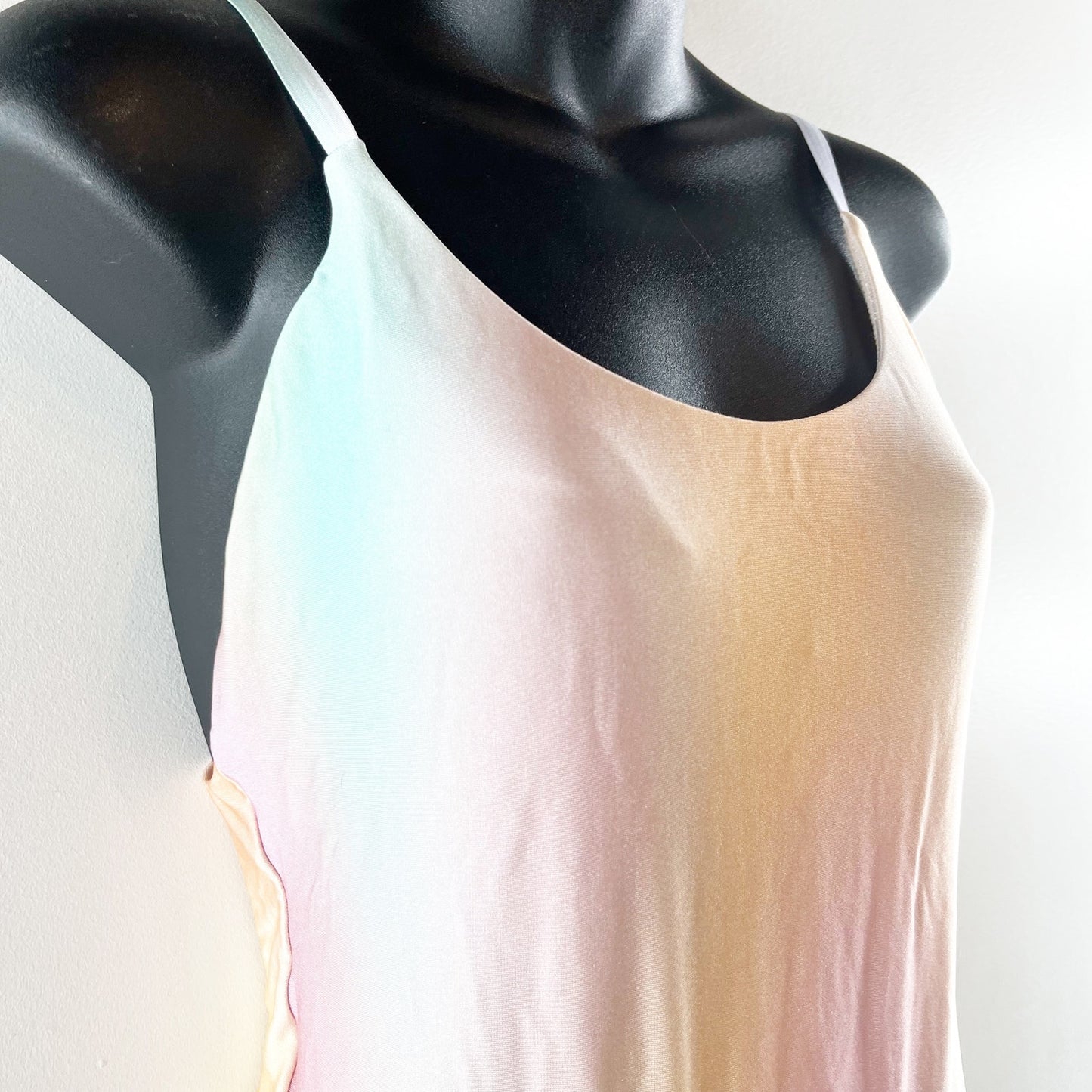 PQ Swim Golden Hour Scoop Low Back Ombre One Piece Swimsuit Pink Medium