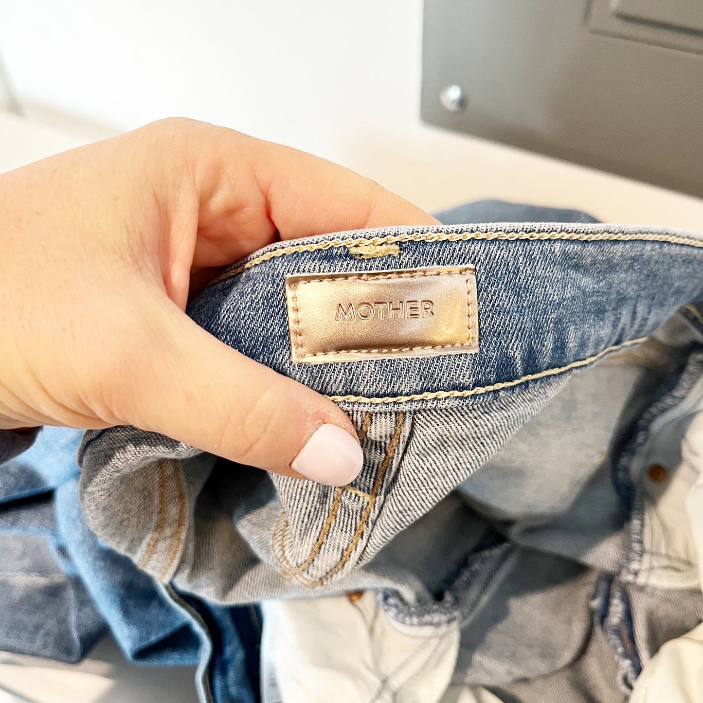 Mother The Curbside High Rise Straight Leg Ankle Jeans Secret Sister 29