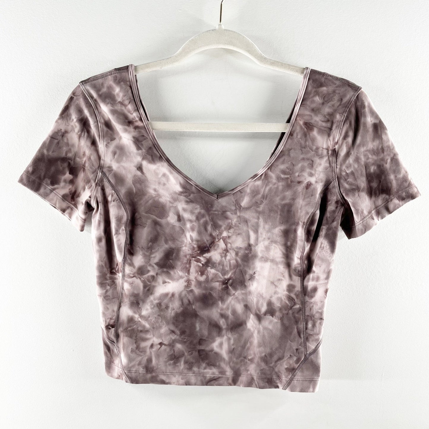 Lululemon Align T-Shirt Diamond Dye Mink Bery Lunar Rock Shadow Grey 6
