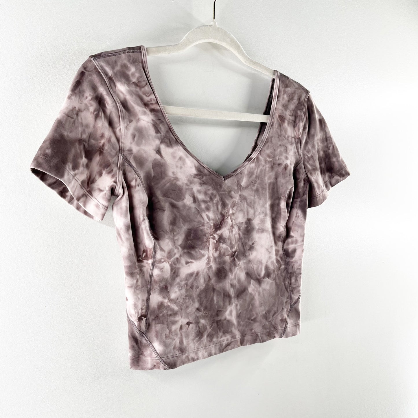 Lululemon Align T-Shirt Diamond Dye Mink Bery Lunar Rock Shadow Grey 6