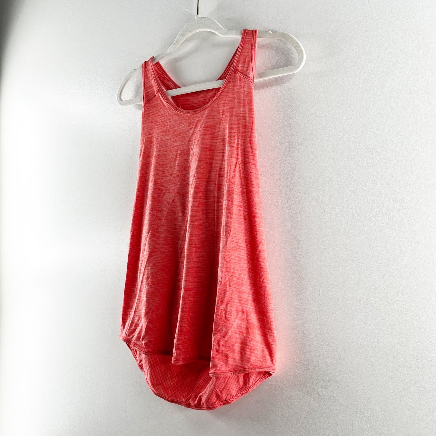 Lululemon Essential Tank Top Racerback Orange Heather Small