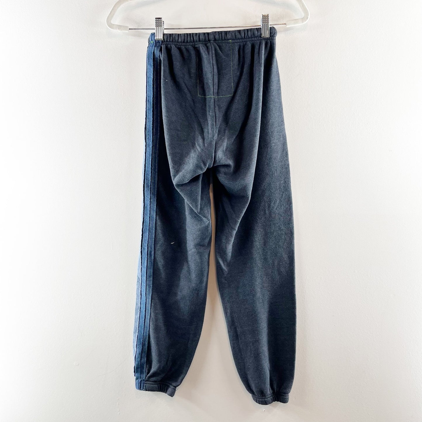 Aviator Nation 5 Stripe Jogger Sweatpants Navy Blue XS