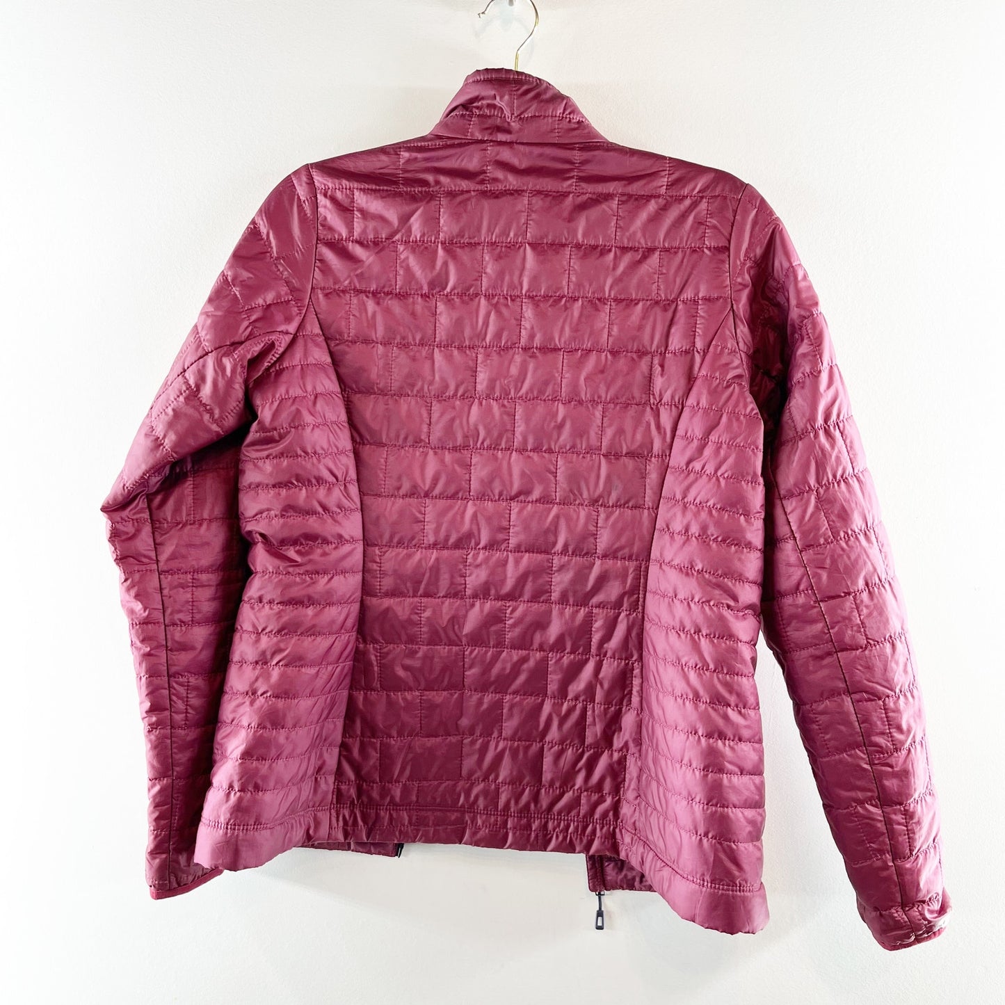 Patagonia Full Zip Nano Puff Puffer Jacket Coat Maroon Red Small