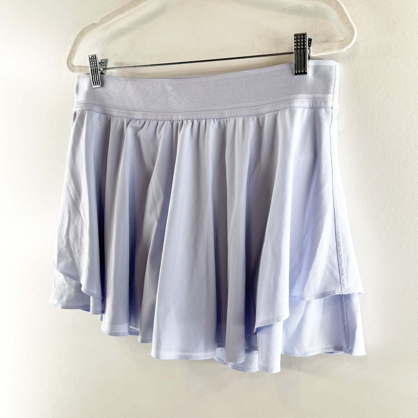 Lululemon Court Rival High-Rise Mini Skirt Skort Long Pastel Blue 12