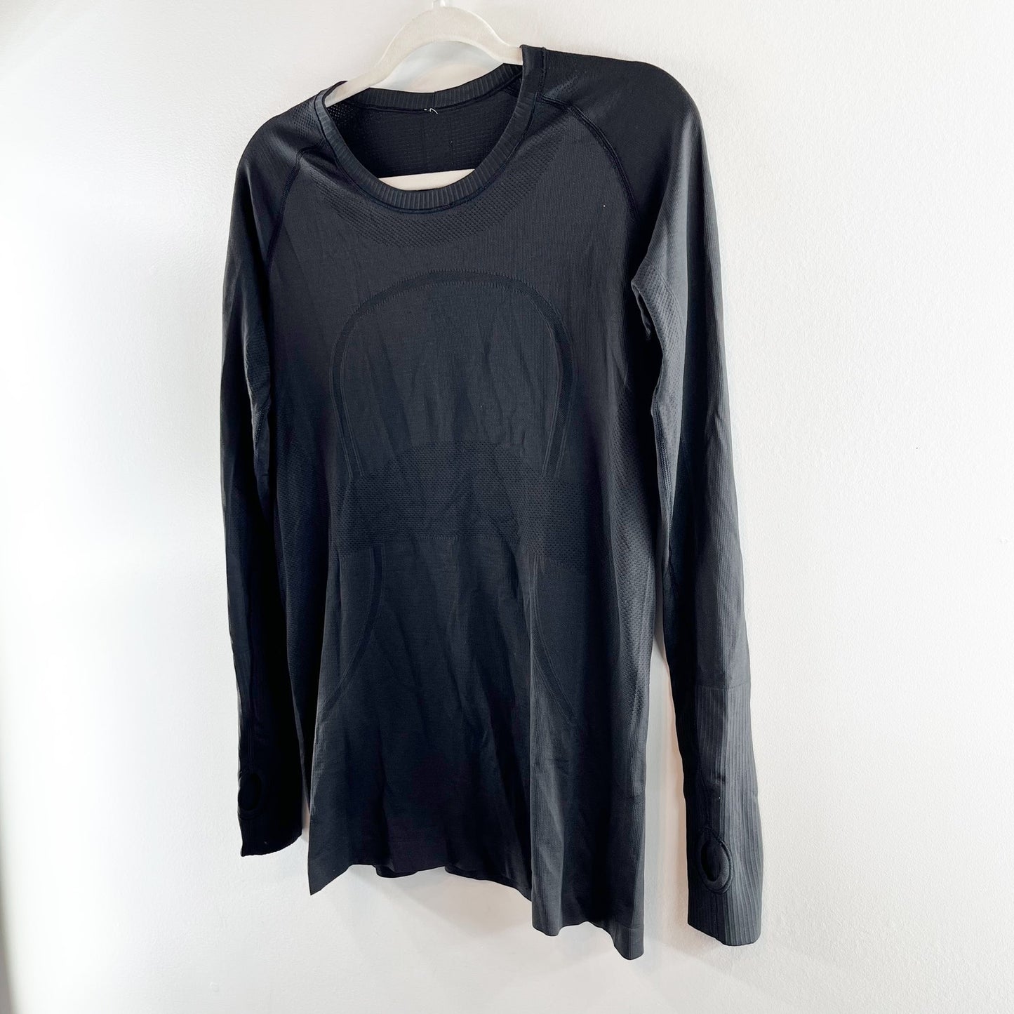 Lululemon Swiftly Tech Long Sleeve Crew Neck T-Shirt Black 10