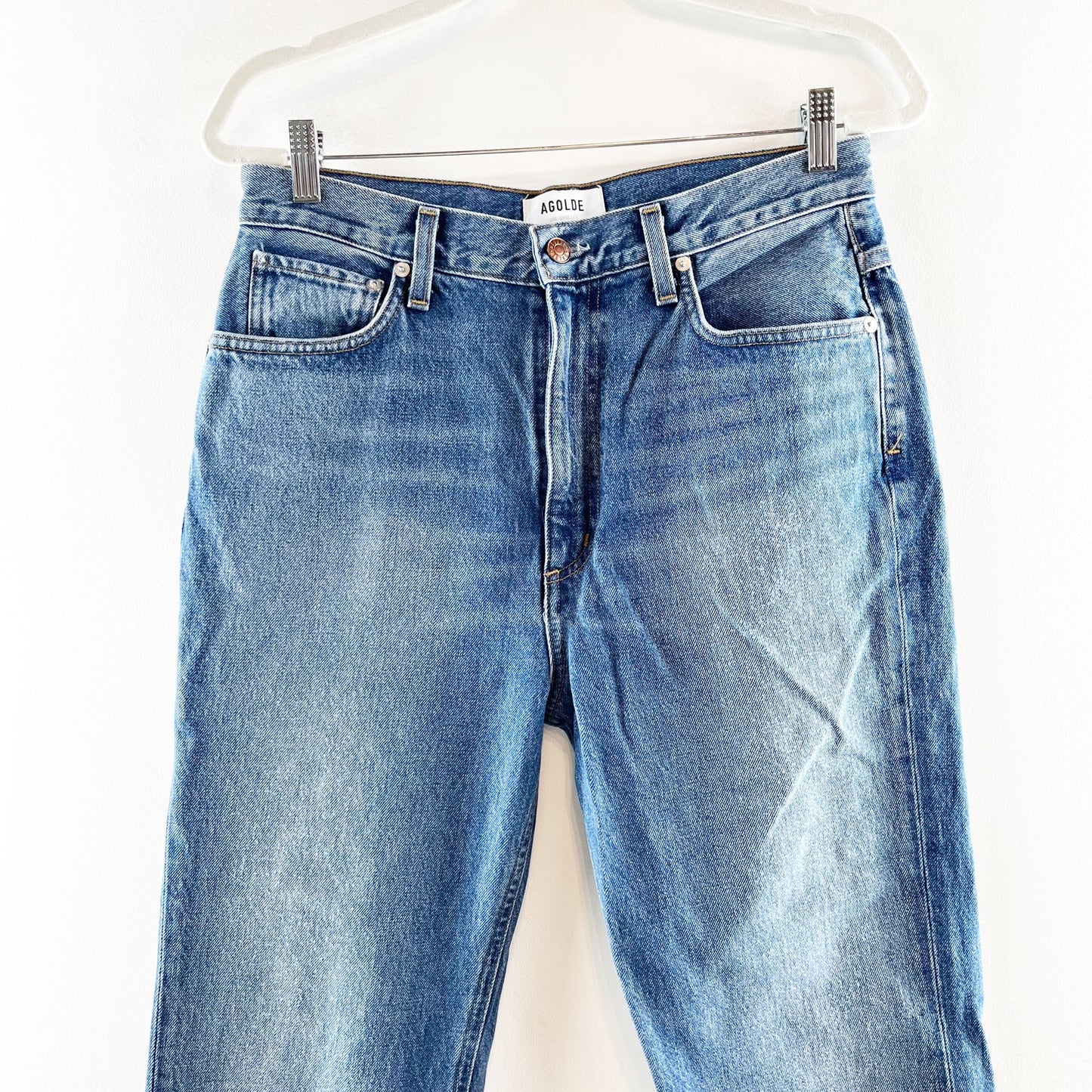 AGOLDE High Rise Cotton Vintage Flare Leg Jeans Blue 29 / 8