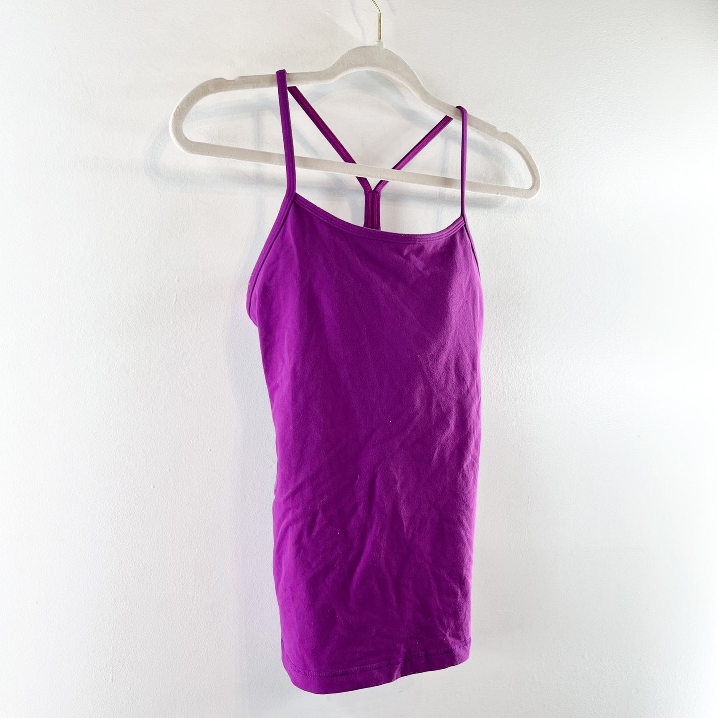 Lululemon Power Y Racerback Built in Bra Tank Top Purple