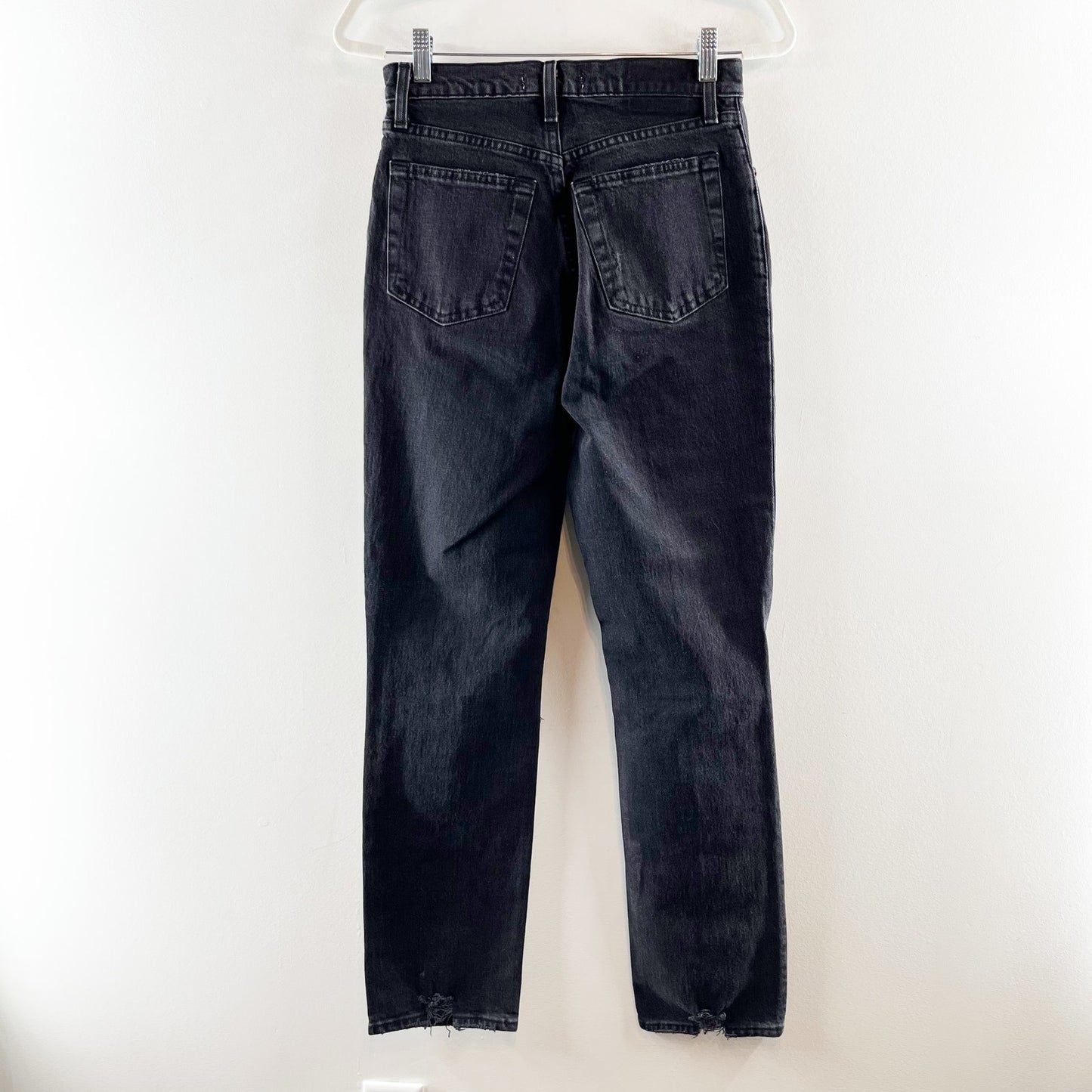 Abercrombie & Fitch The 90s Ultra High Rise Straight Jeans Black 26 / 2