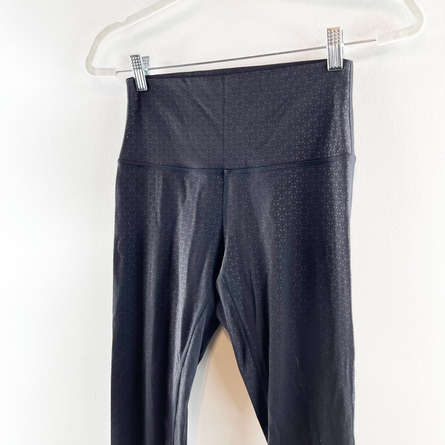 Lululemon Athletica Align Leggings Pants 25" Lattice Work Emboss Black 6