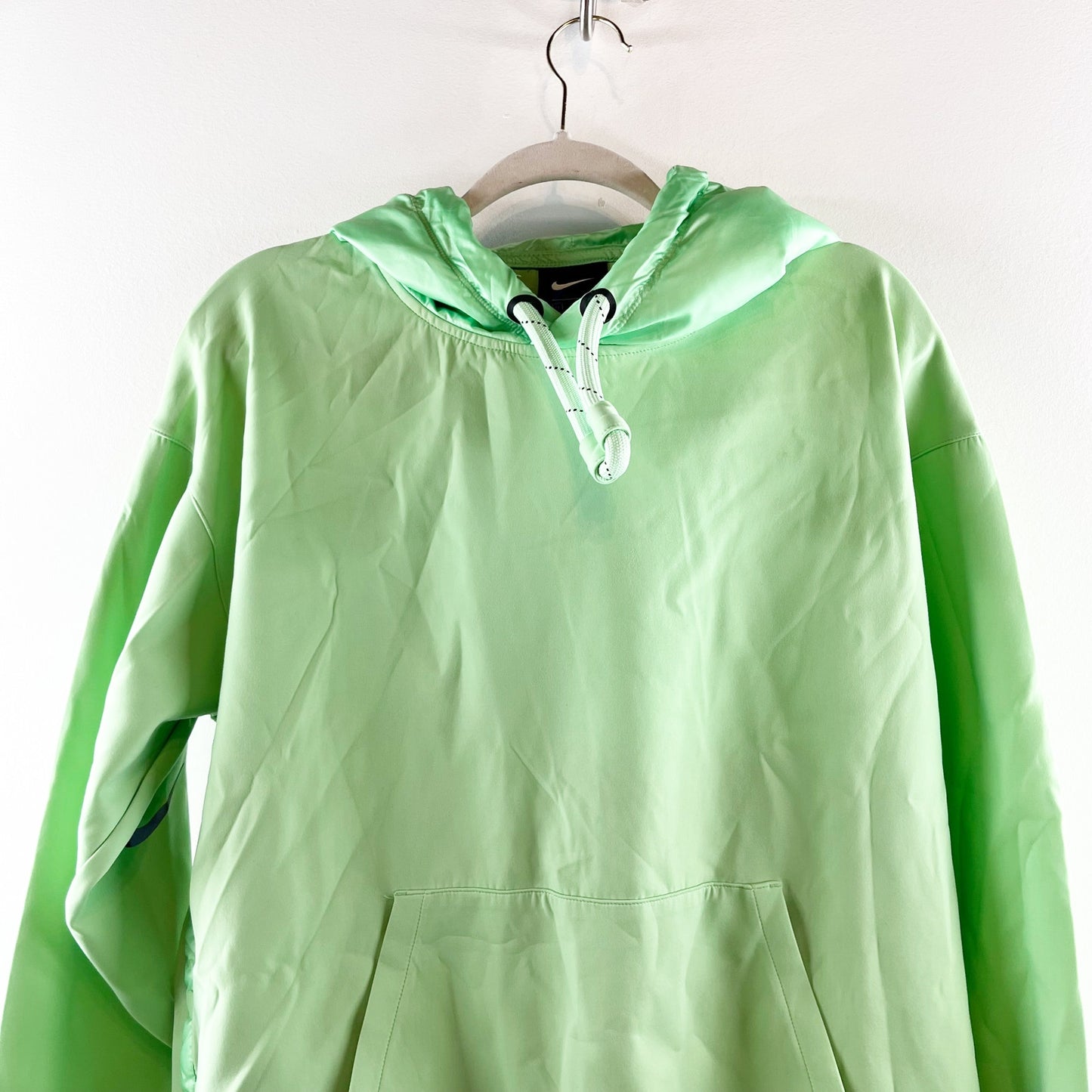 Nike Sportswear City Ready Long Sleeve Sweatshirt Pullover Hoodie Green Medium