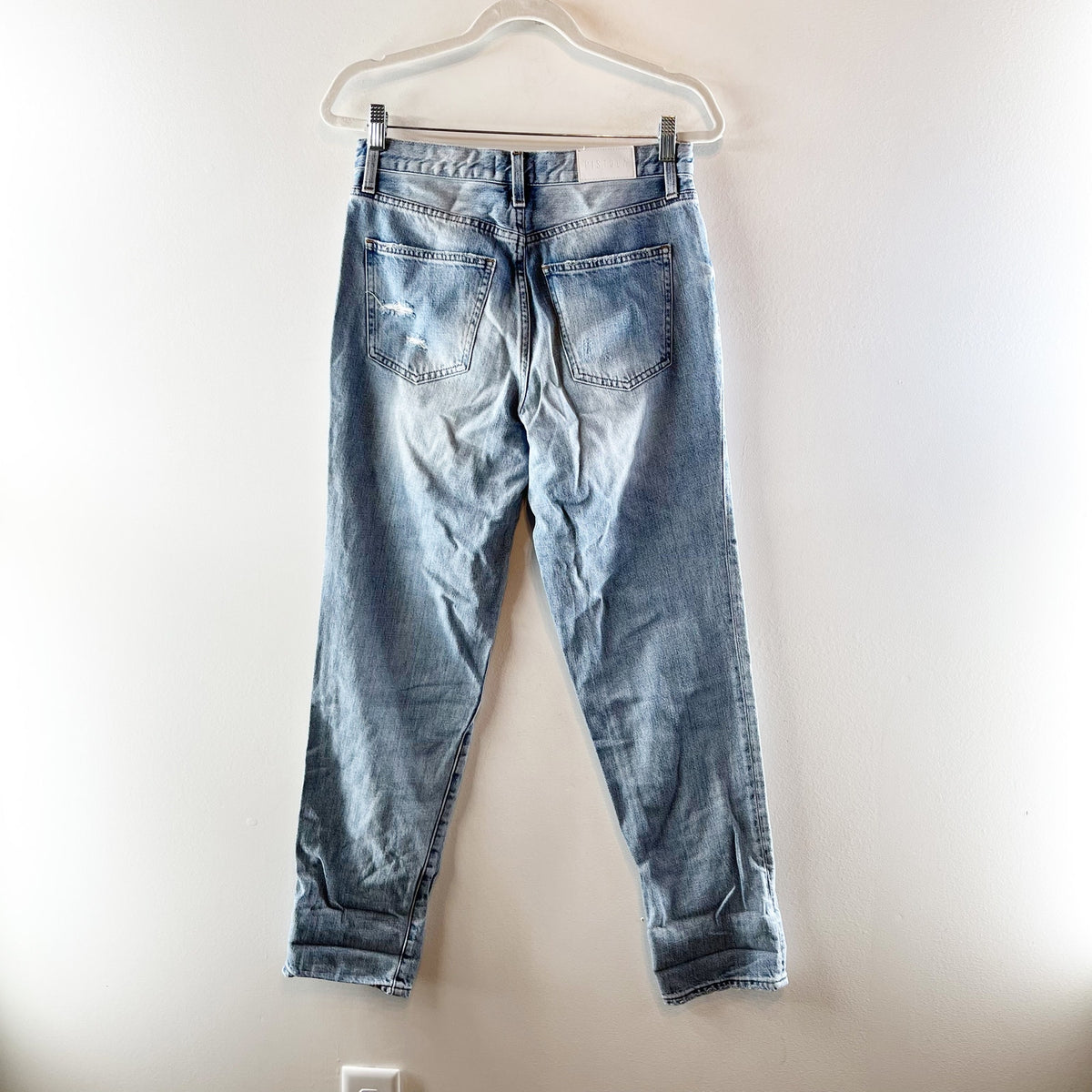 Pistola Presley Cotton Blend High-Rise Relaxed Denim Roller Jeans Blue 27
