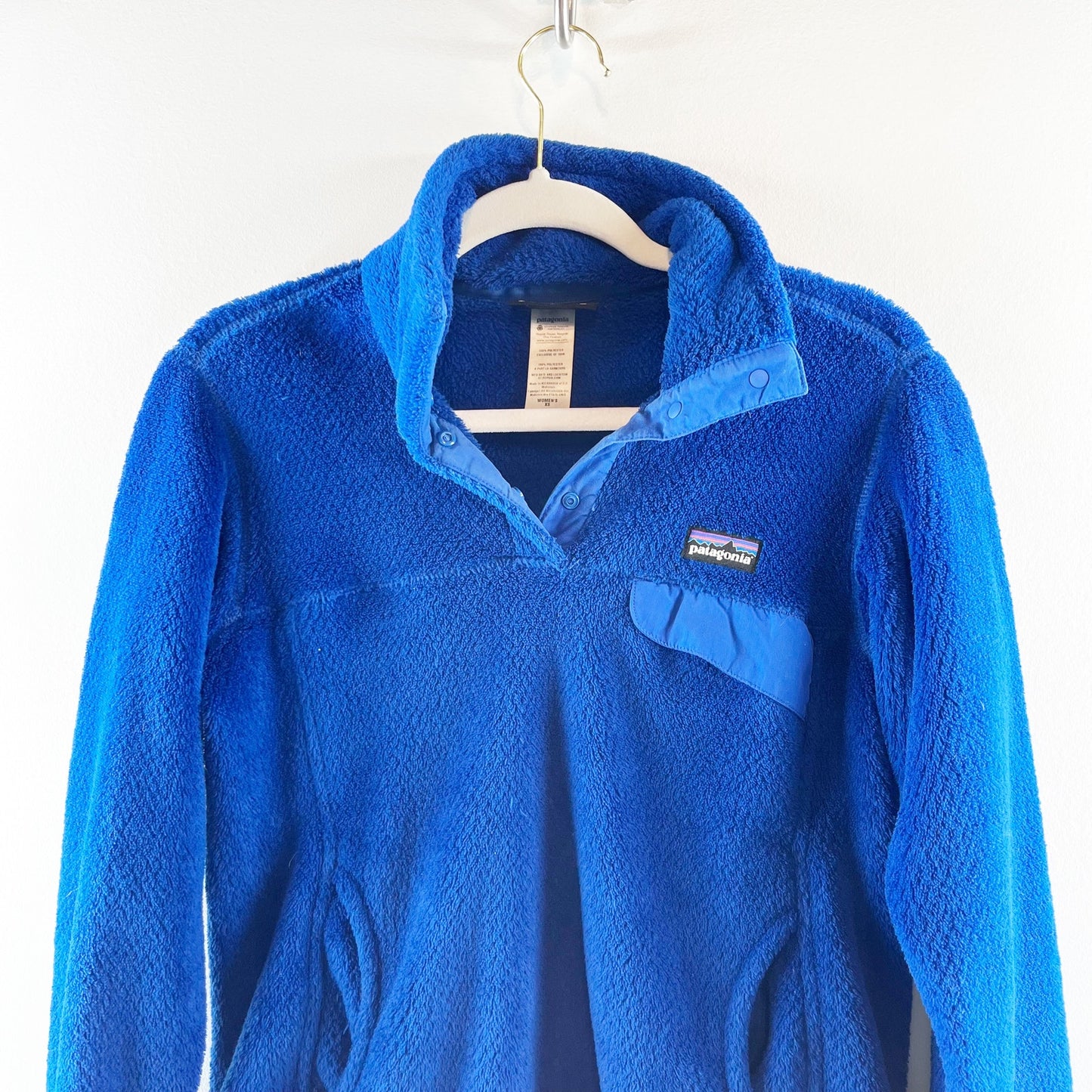 Patagonia Re-Toot Snap T Pullover Fleece Jacket Cobalt Blue XS
