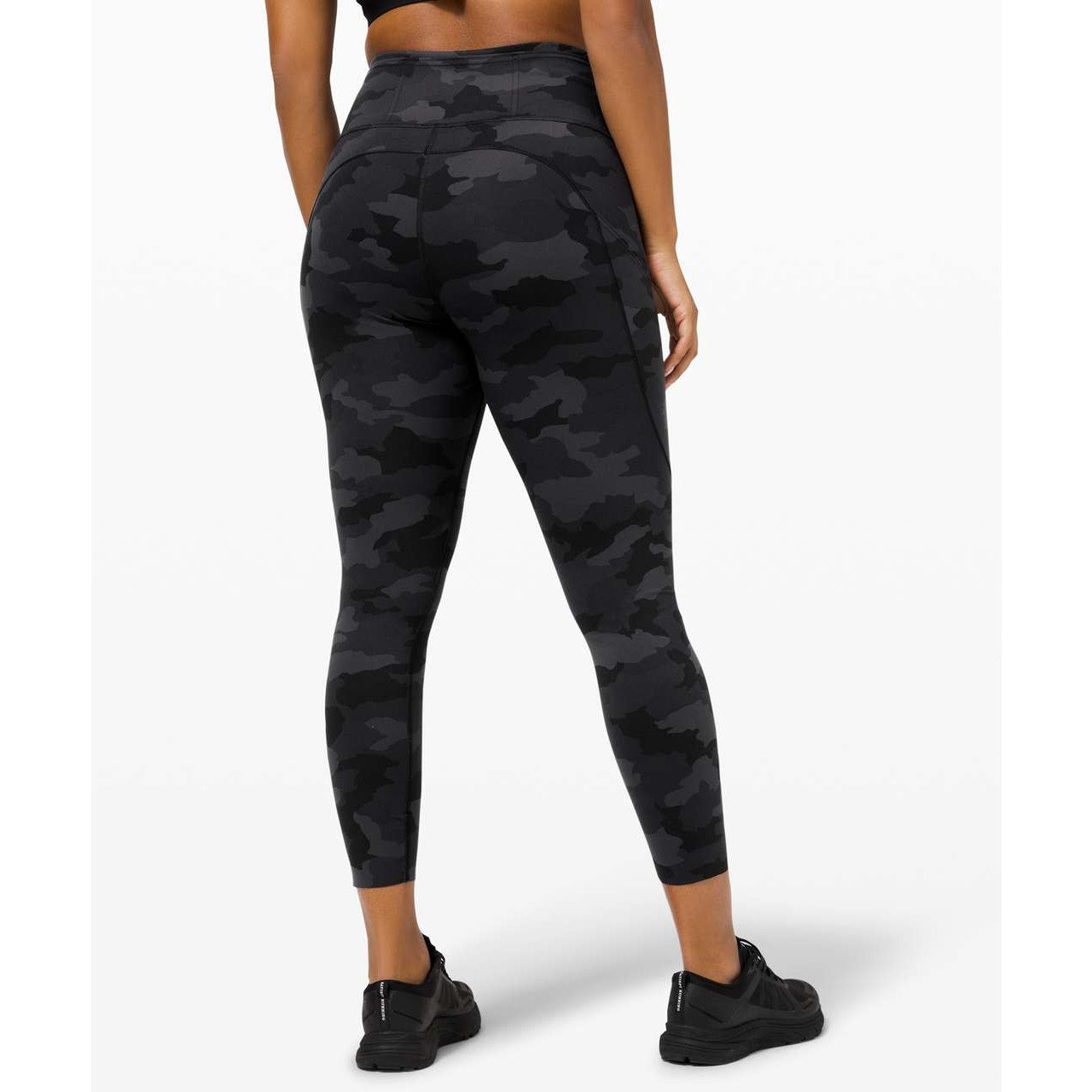 Lululemon Fast and Free Tight II 25" Nulux Heritage 365 Camo Deep Coal Multi 4