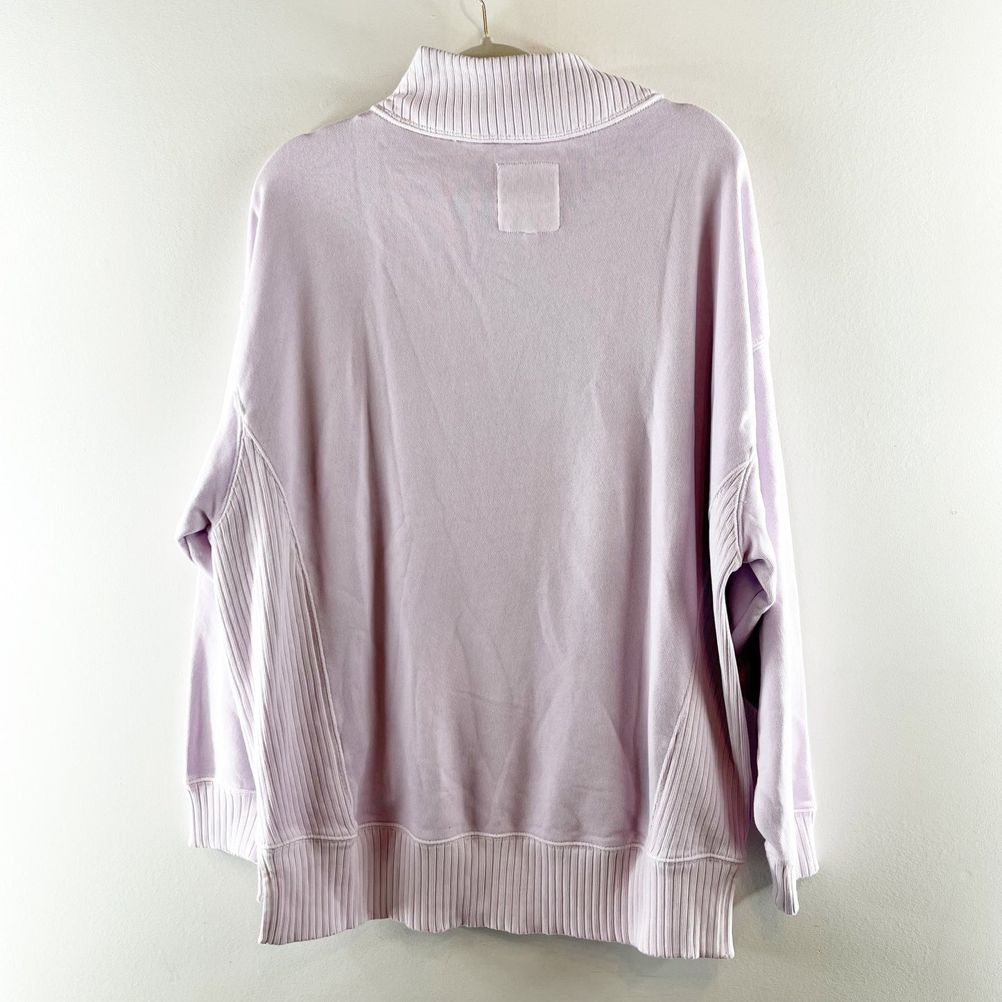 Aerie Down-To-Earth Oversized Mockneck Sweatshirt Lavender Dawn