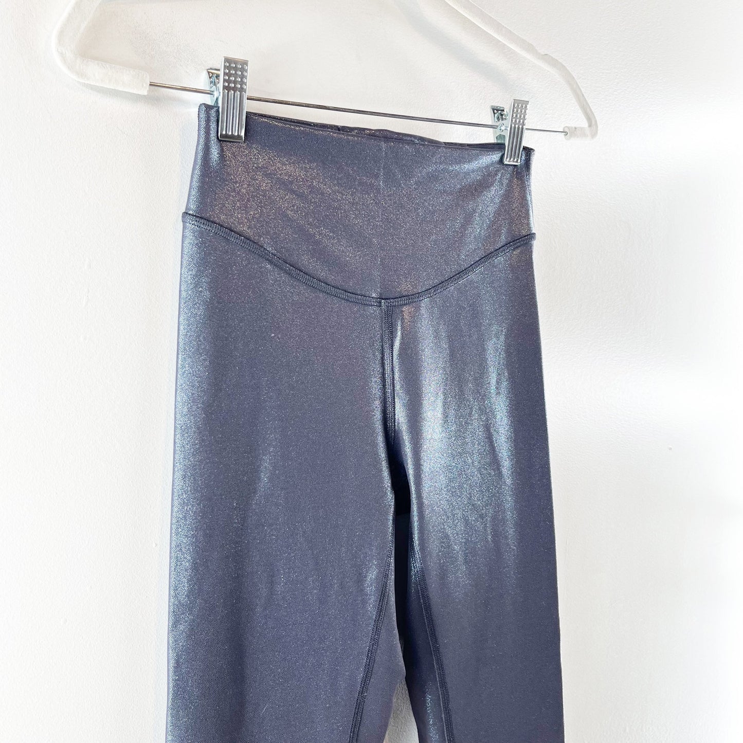 Lululemon Wunder Under SmoothCover Tight 25" Foil Radiate Foil Print Black Night