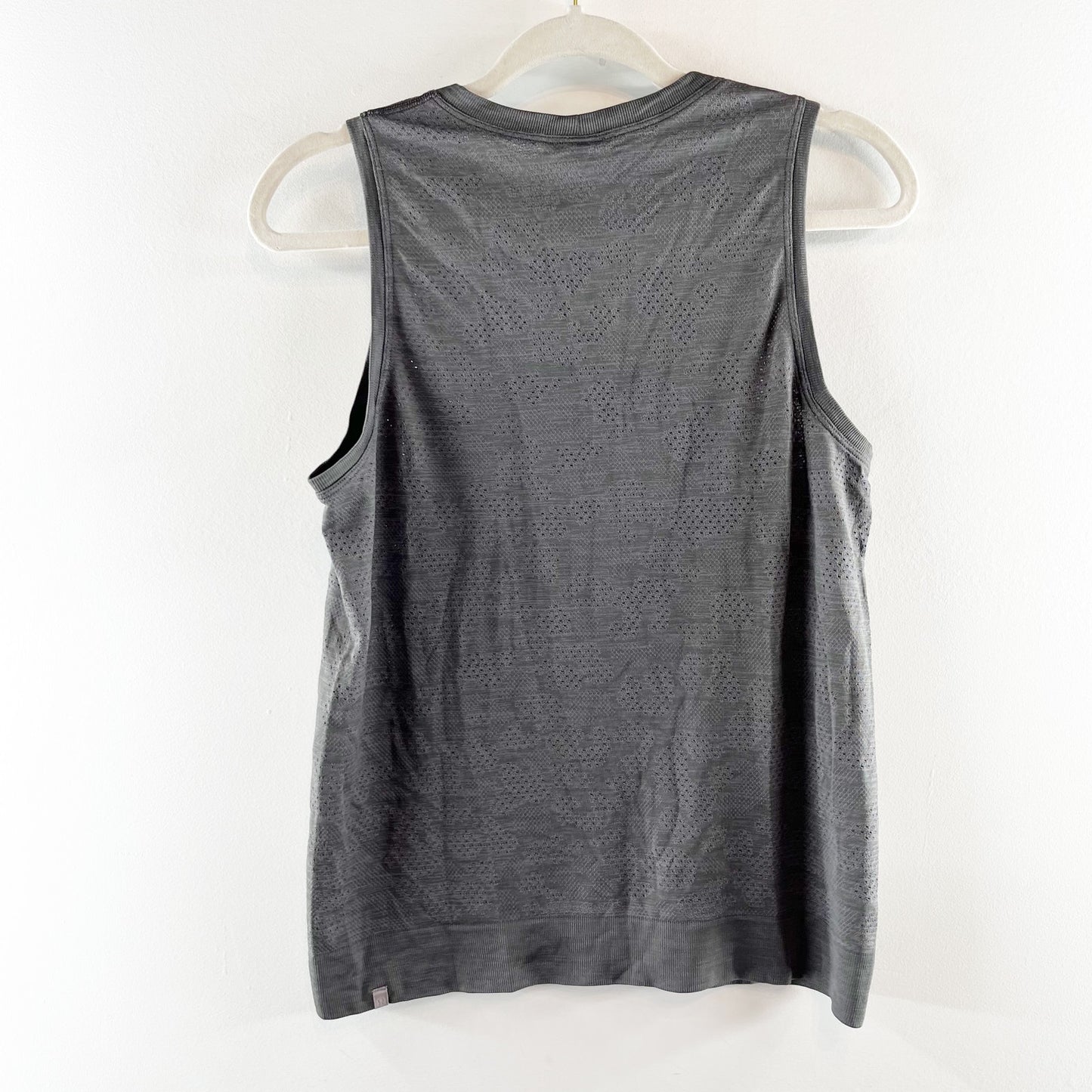 Lululemon Sleeveless Crew Neck Mesh Tank Top Charcoal 6