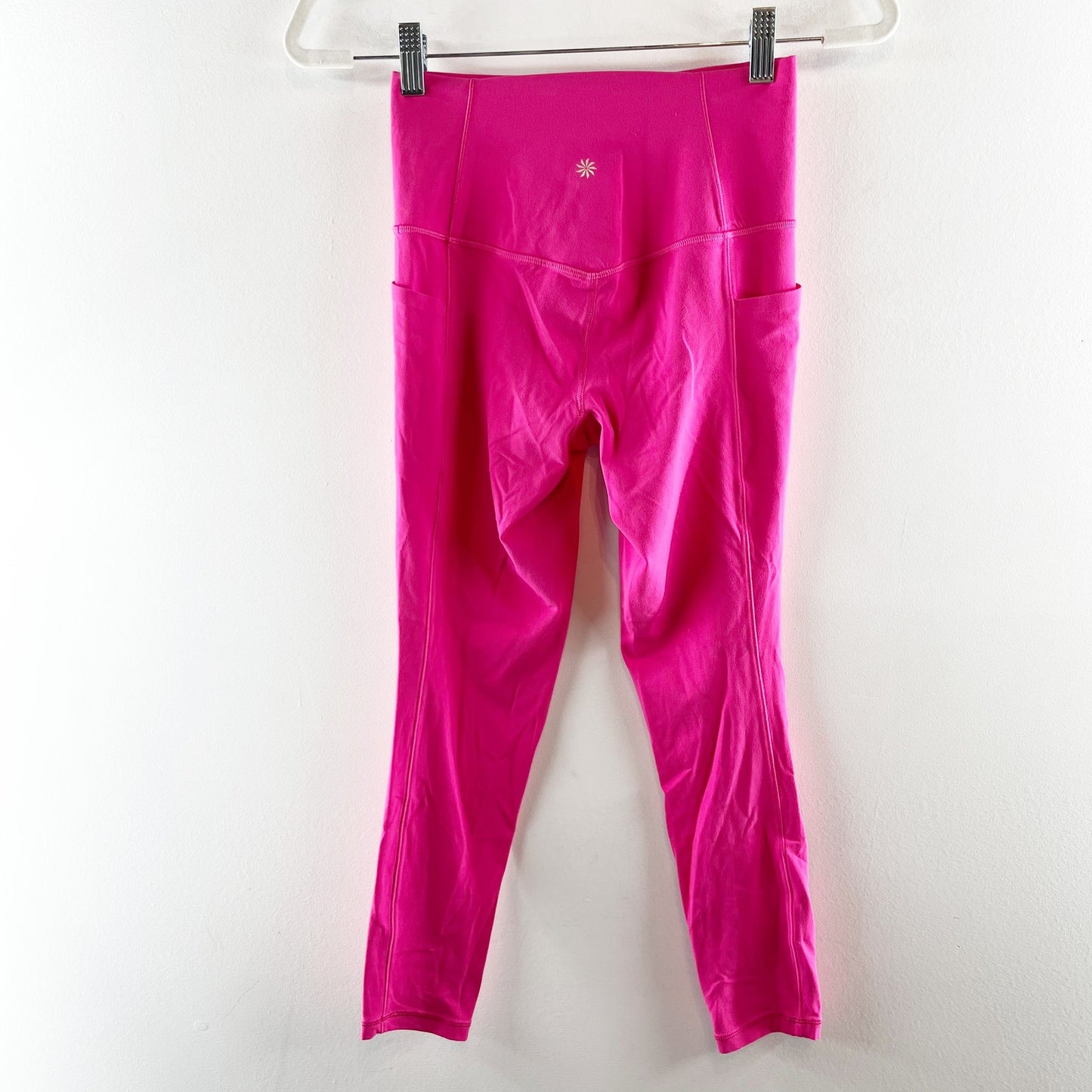 Athleta Salutation Stash High Waisted 7/8 Tight Leggings Hot Pink XS