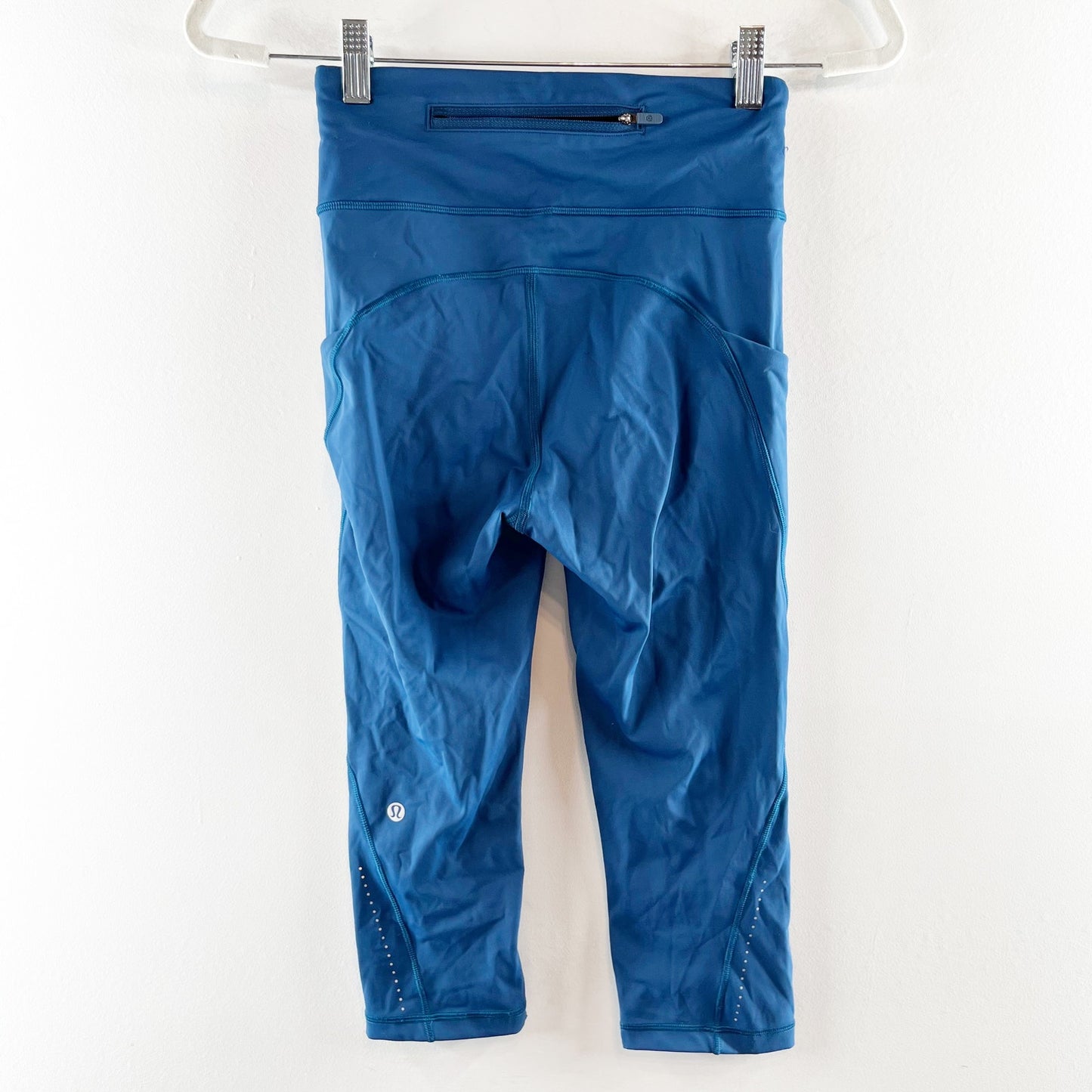 Lululemon Break Free Crop 17" Leggings Night Tide Blue 4