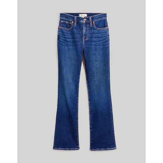 Madewell Mid Rise Kick Out Crop Jeans Colleton Wash Blue 29 / 8
