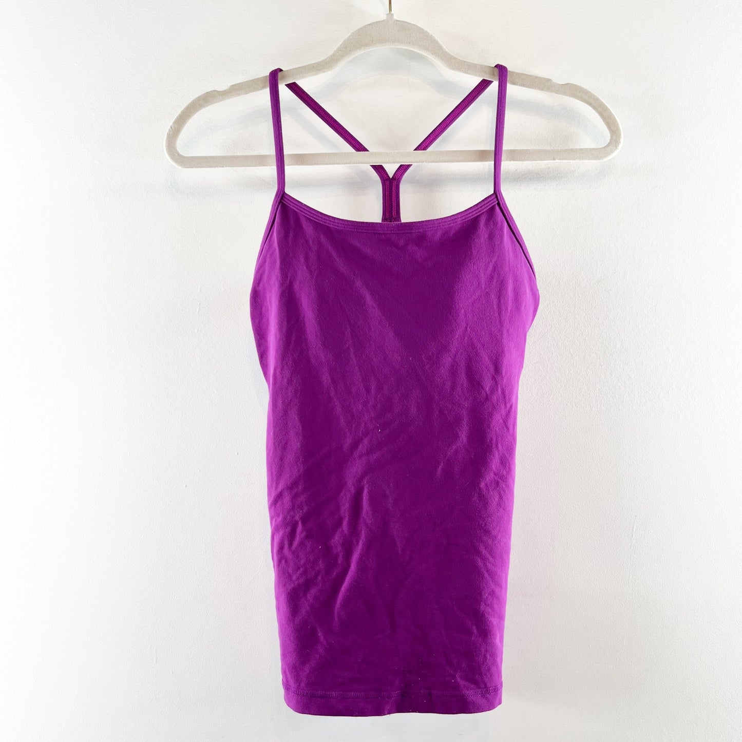 Lululemon Power Y Racerback Built in Bra Tank Top Purple