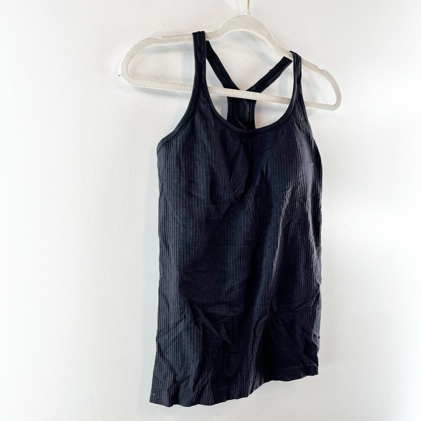 Lululemon Ebb To Street Ribbed Racerback Tank Top II Black 8