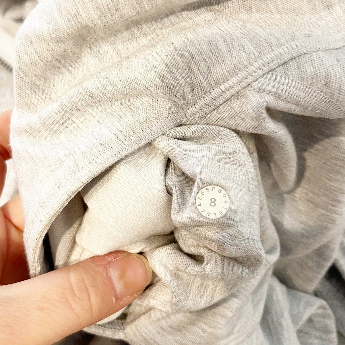 Lululemon Coast Easy Long Sleeve Full Zip Wrap Cardigan Jacket Heathered Gray 8