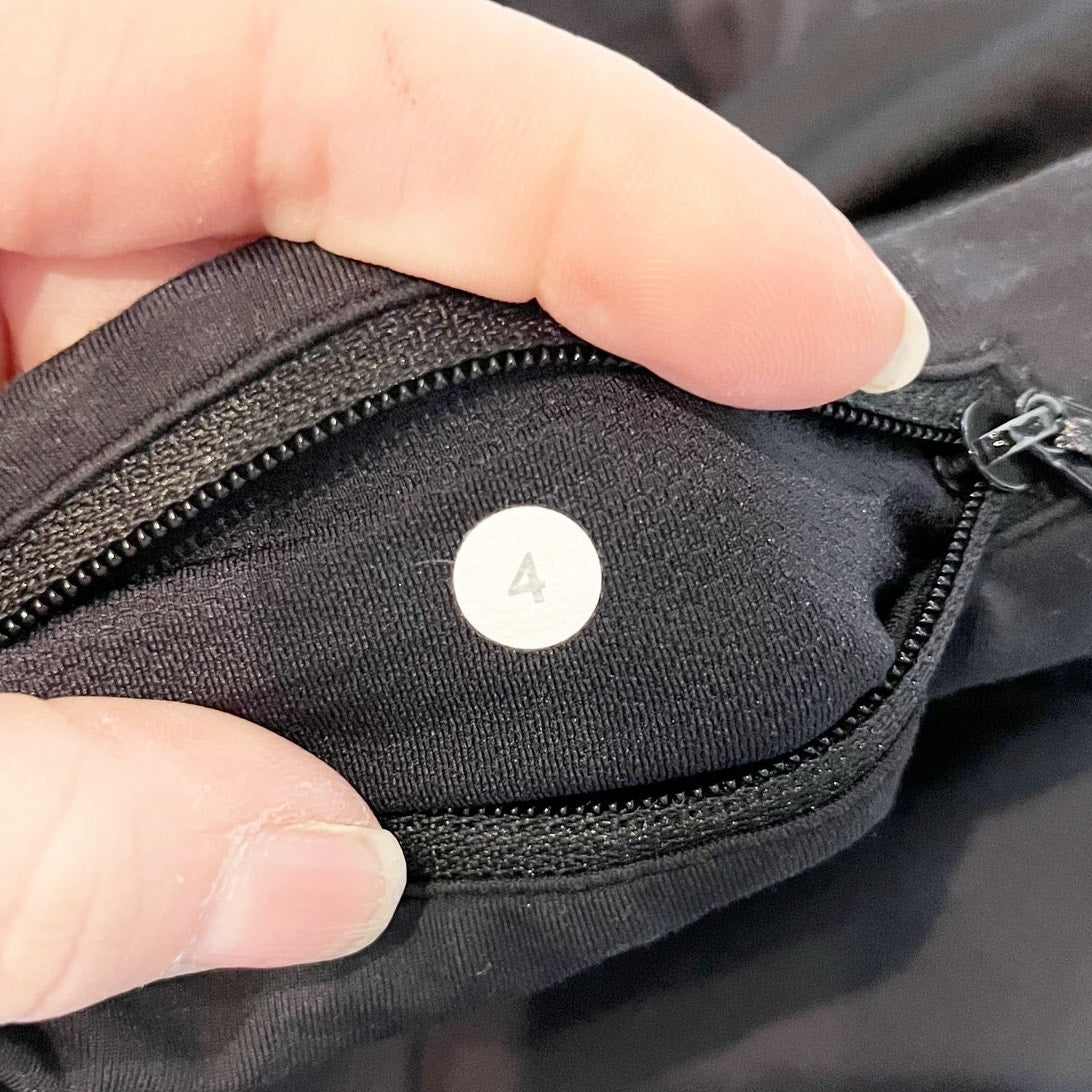 Lululemon Speed Up Shorts Lined Long 4" Black 4