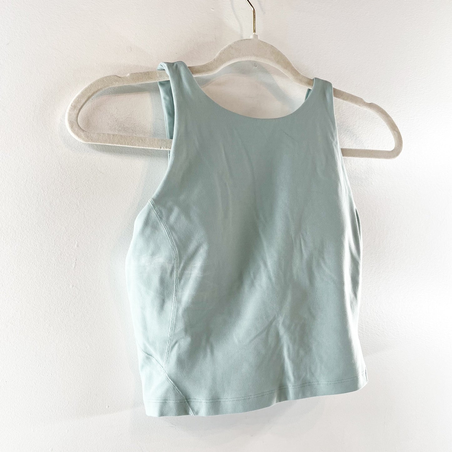 Lululemon Align High-Neck Cropped Yoga Tank Top Delicate Mint Green 6