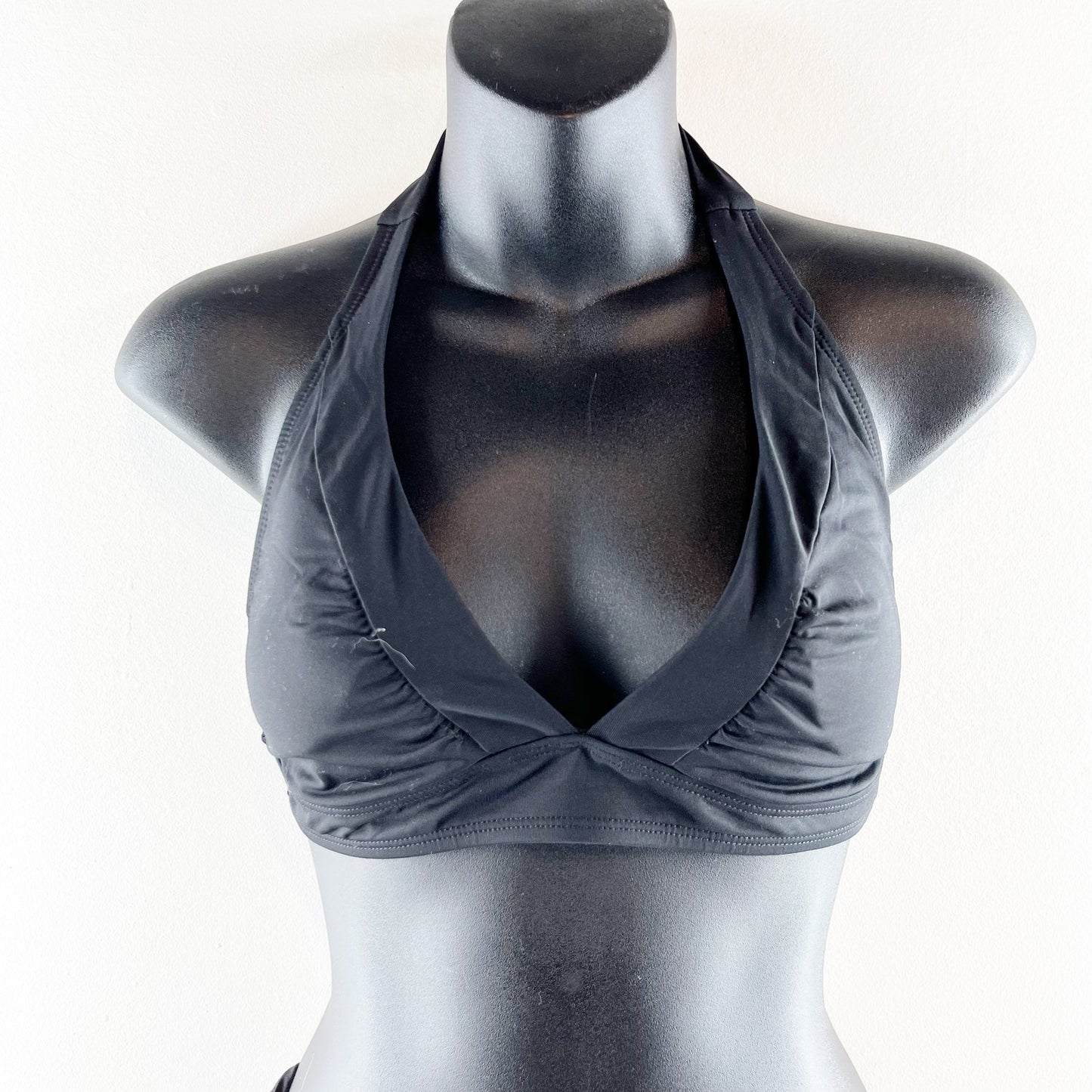 Athleta Shirrendipity Halter Bikini Top and Cinch Bottoms Black XS / Medium