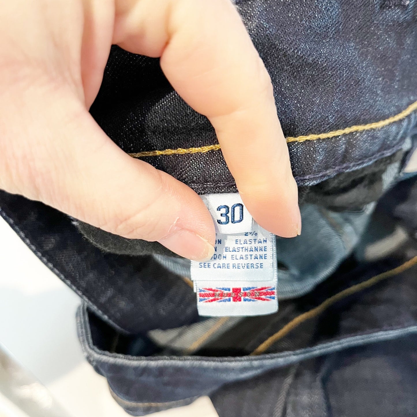 Hudson Double Button Front Denim Mid Rise Bootcut Jeans Blue 30 / 10
