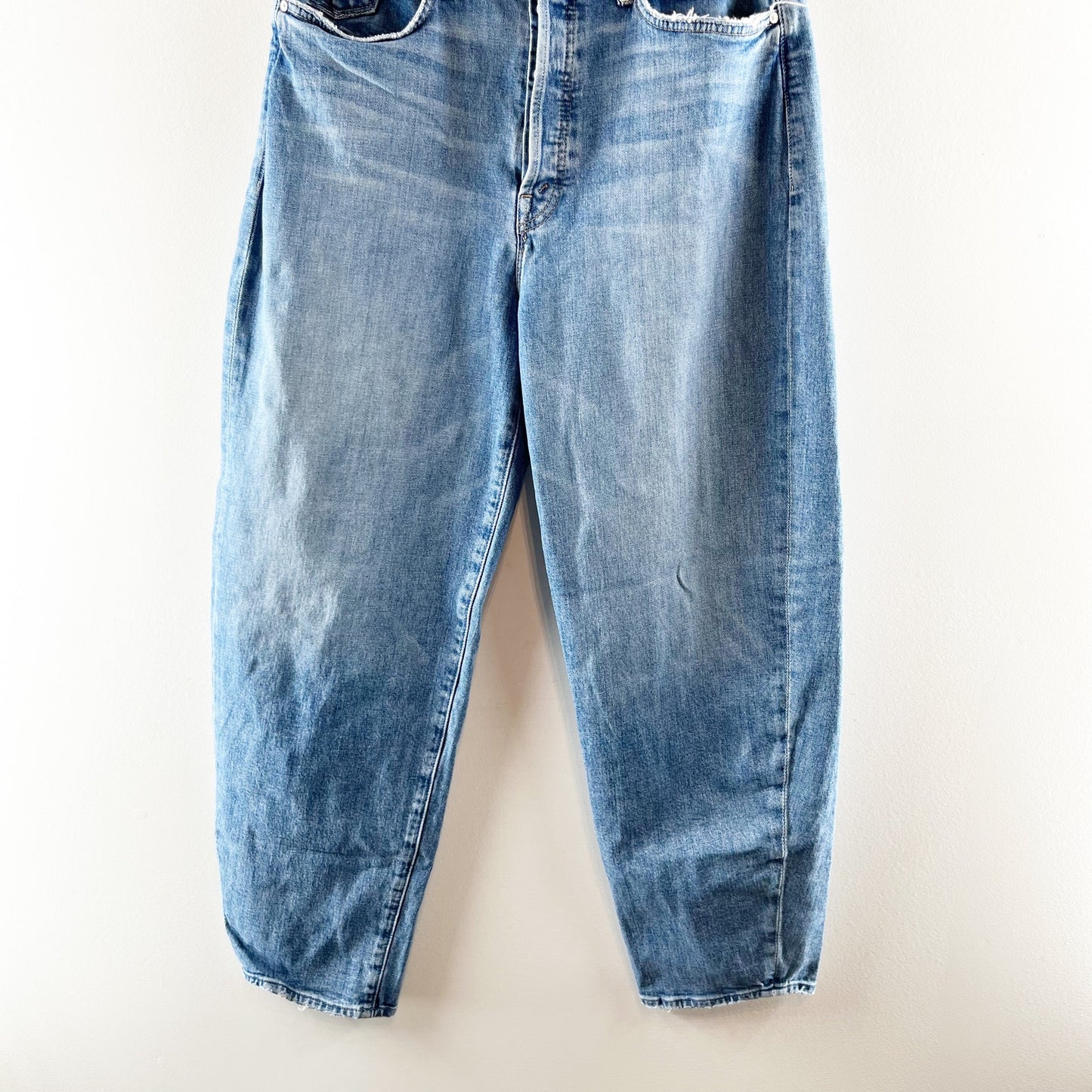 Mother The Curbside High Rise Straight Leg Ankle Jeans Secret Sister 29