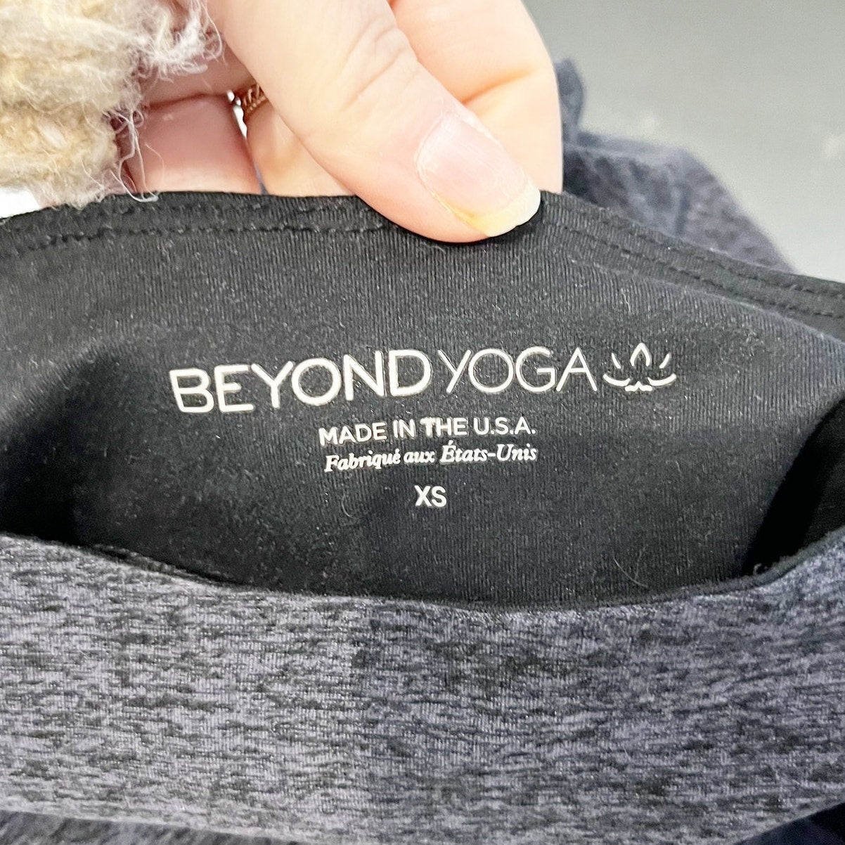 Beyond Yoga Mid Rise Spacedye Full Length Leggings Gray XS