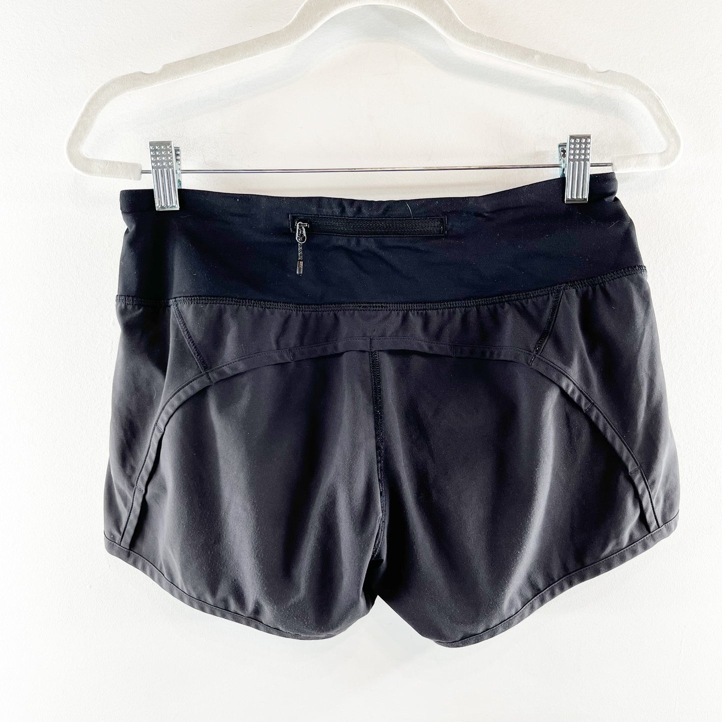Lululemon Speed Up Shorts Lined Long 4" Black 4