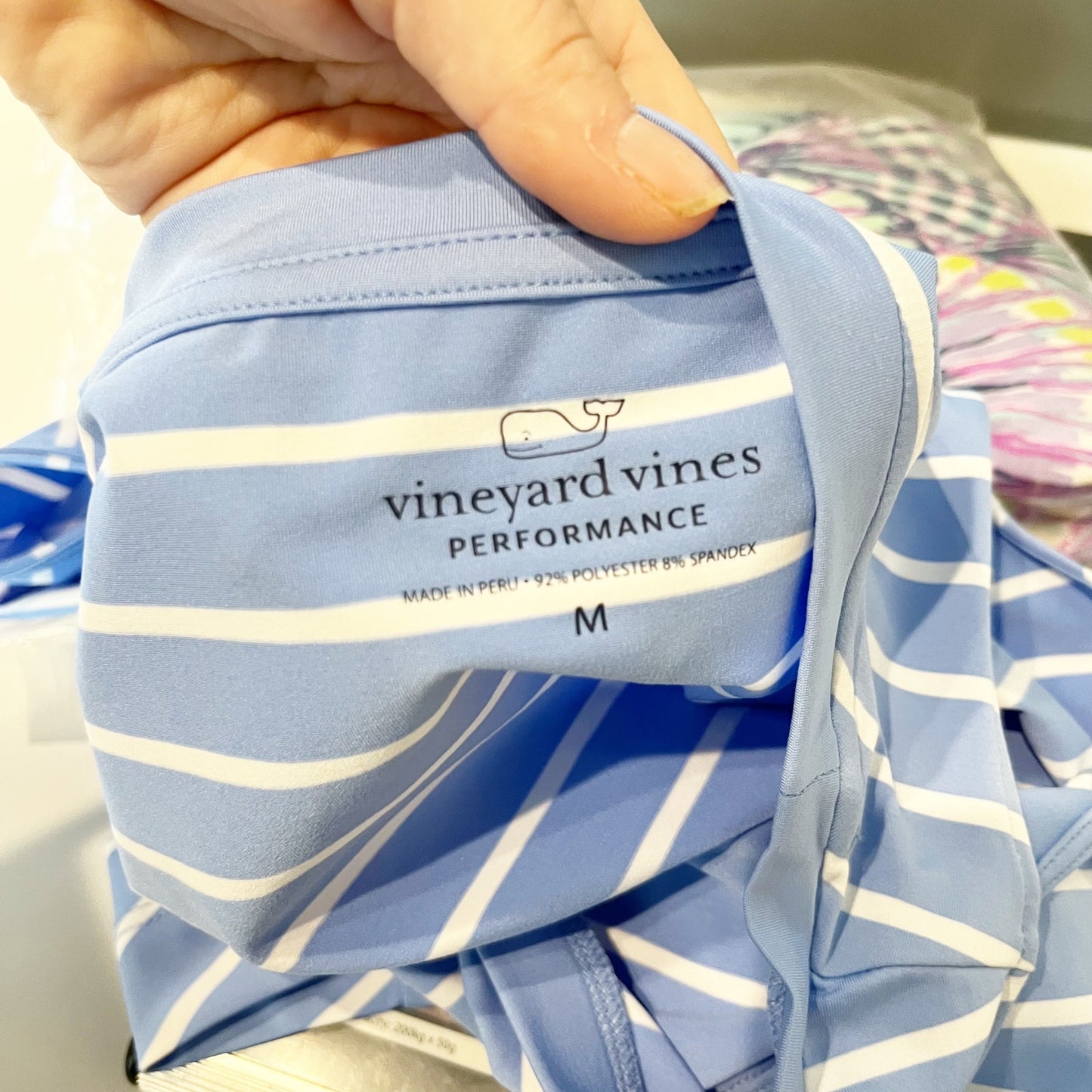 Vineyard Vines Sleeveless Sankaty Side Tie Striped Mini Dress Blue Medium