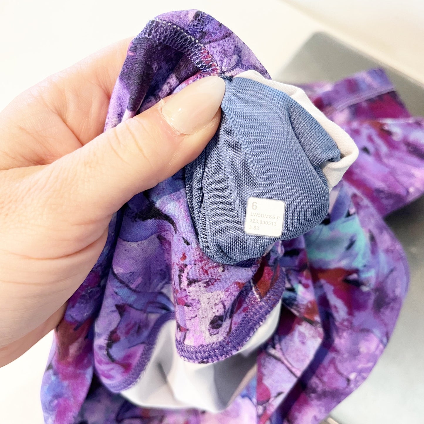Lululemon Align High-Rise Leggings Pants 25" Iridescent Floral Multi Purple 6