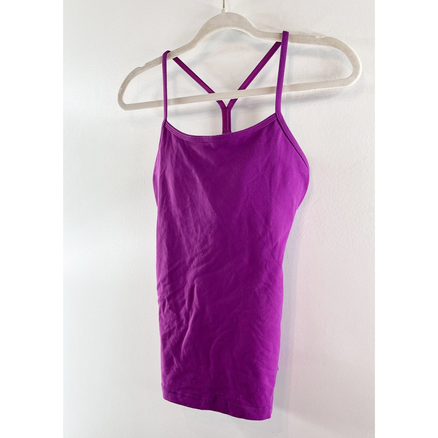 Lululemon Power Y Racerback Built in Bra Tank Top Purple