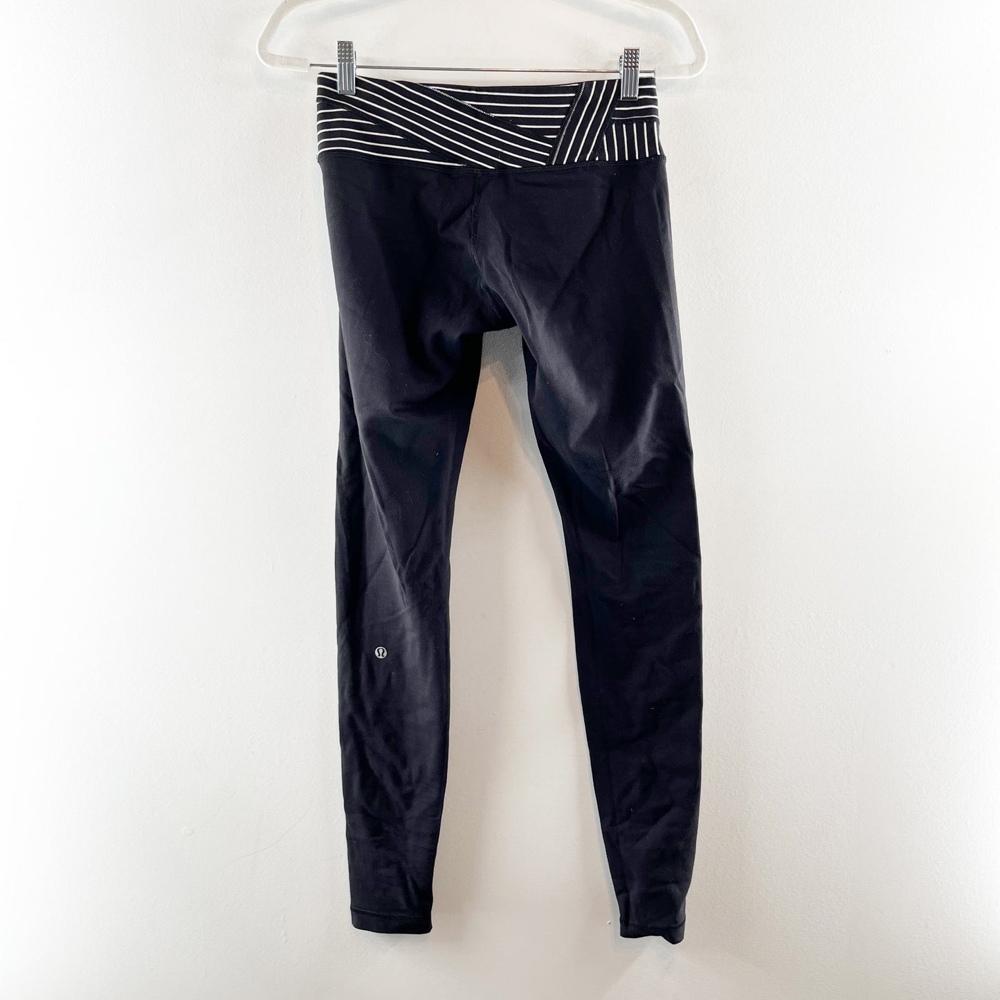 Lululemon Reversible Wunder Under Mid-rise Leggings Pants Luon Black 6