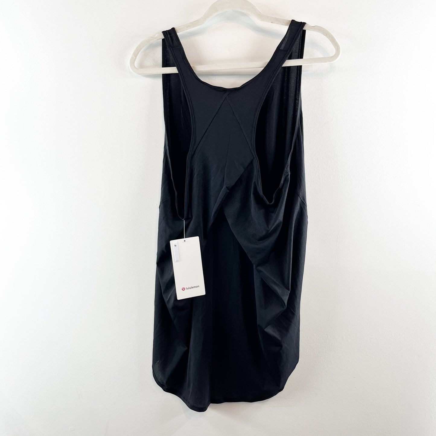 Lululemon Essential Tank Top Pleated Jersey Black 14
