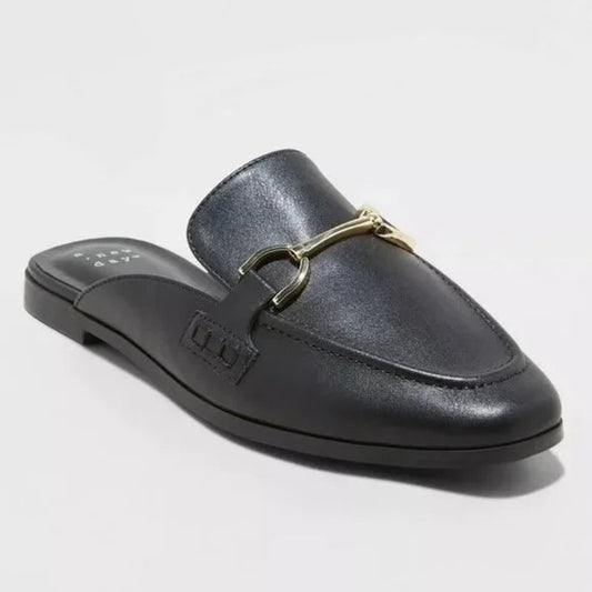 A New Day Sandy Horsebit Mule Loafer Black 8