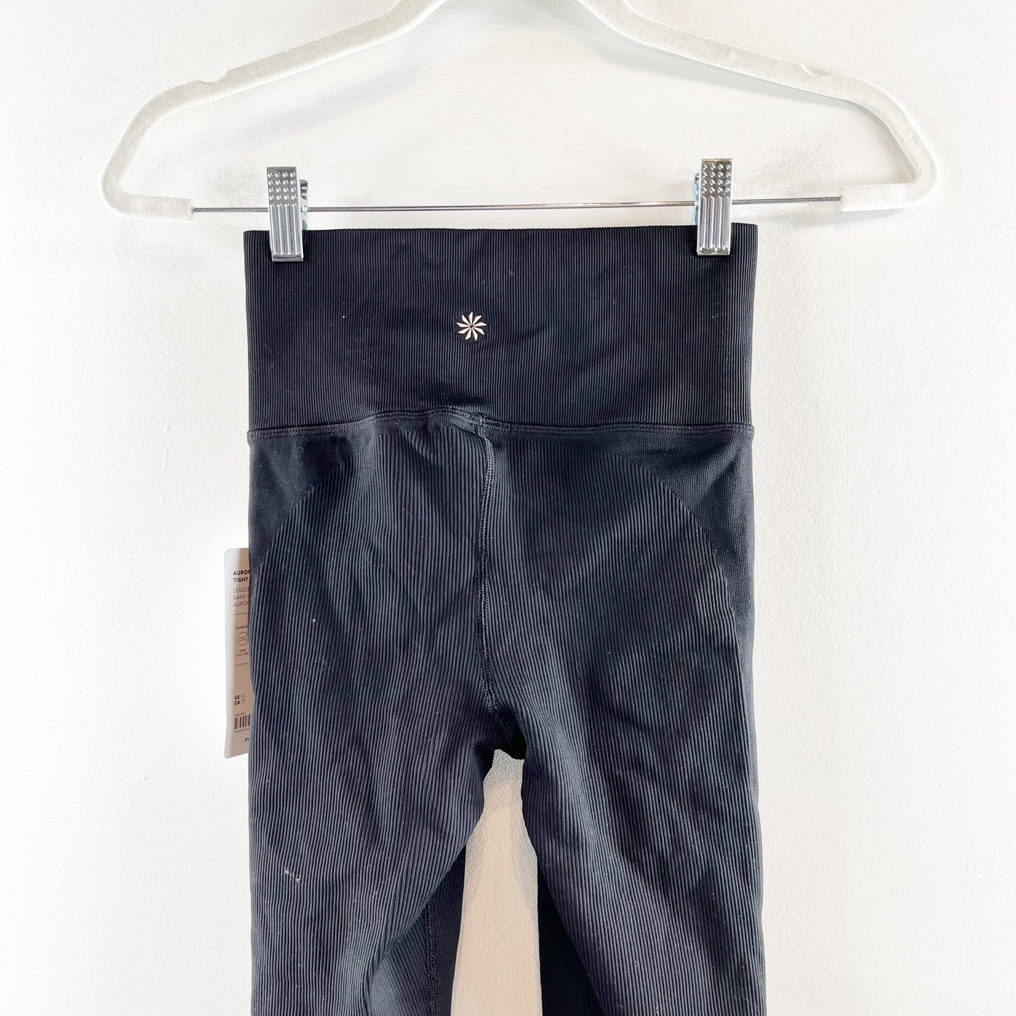 Athleta High Rise Aurora Seamless Tight Leggings Black XS