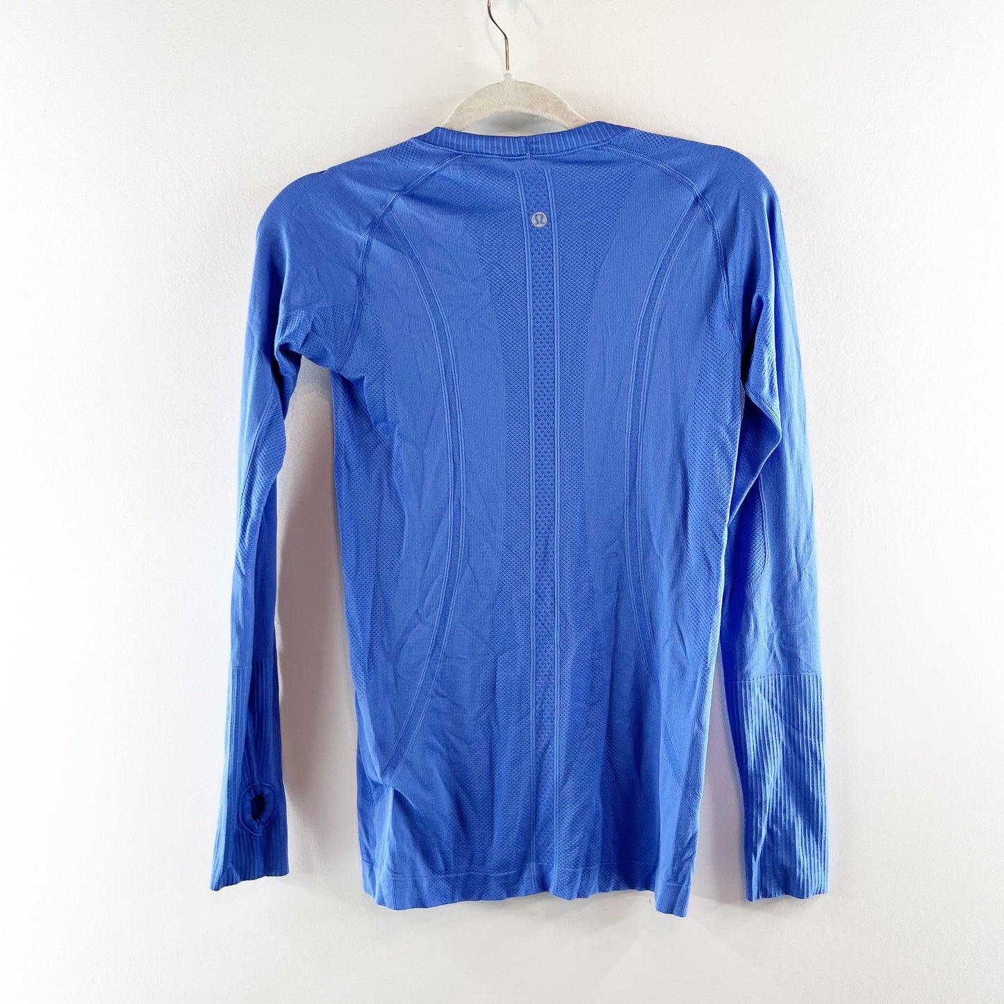 Lululemon Swiftly Tech Long Sleeve Tee Shirt 2.0 Race Length Blue Nile 6