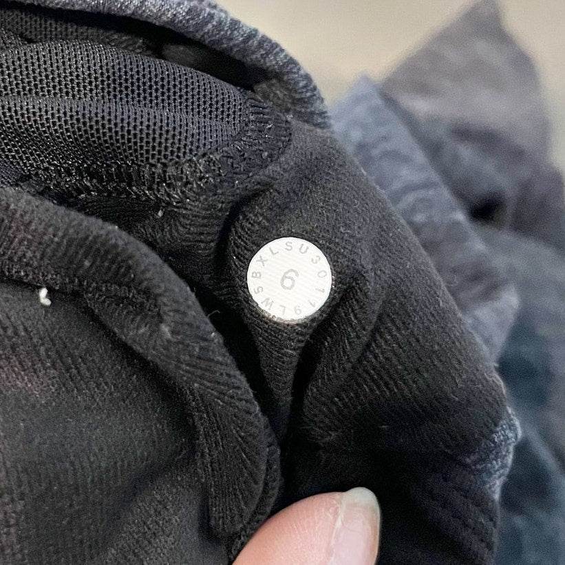 Lululemon Ready To Rulu Pant Joggers Heathered Dark Cast Black Gray 6