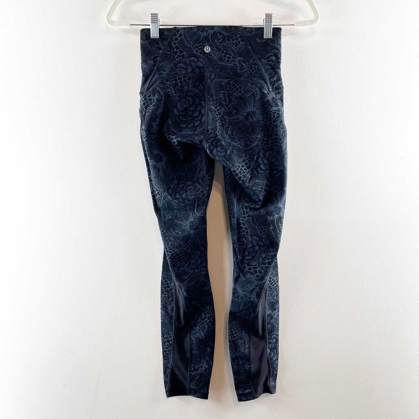 Lululemon Train Times 7/8 Pant Leggings 25" Nouveau Mach Blue Black 4