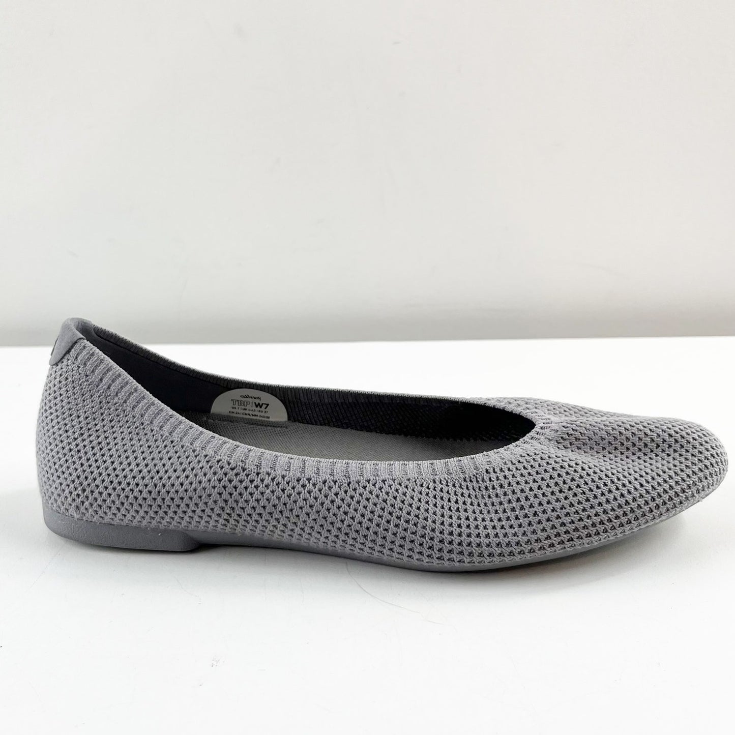 Allbirds Tree Breezer Pointed Toe Flats Shoes Mist Gray 7