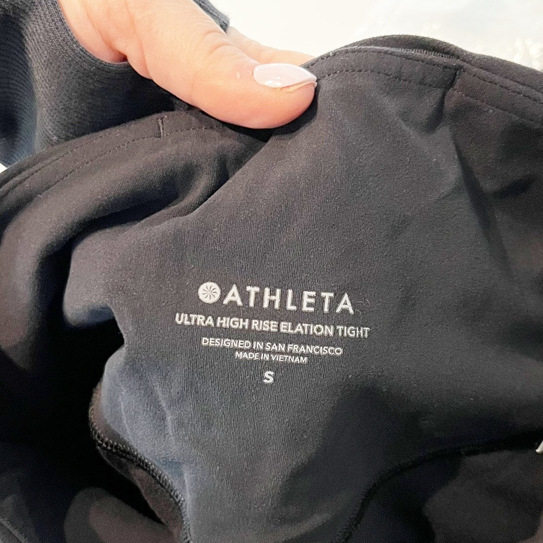 Athleta Ultra High Rise Elation Tight Leggings Black Small