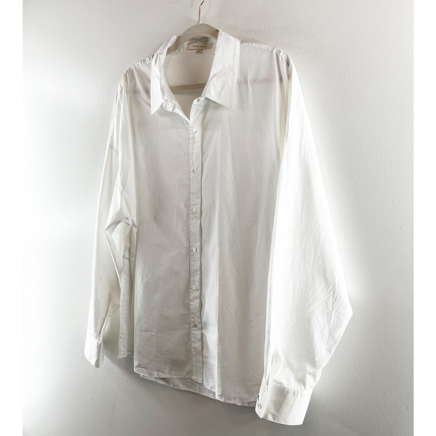 Favorite Daughter The Doors Always Open Ex Boyfriend Button Up Shirt White XL