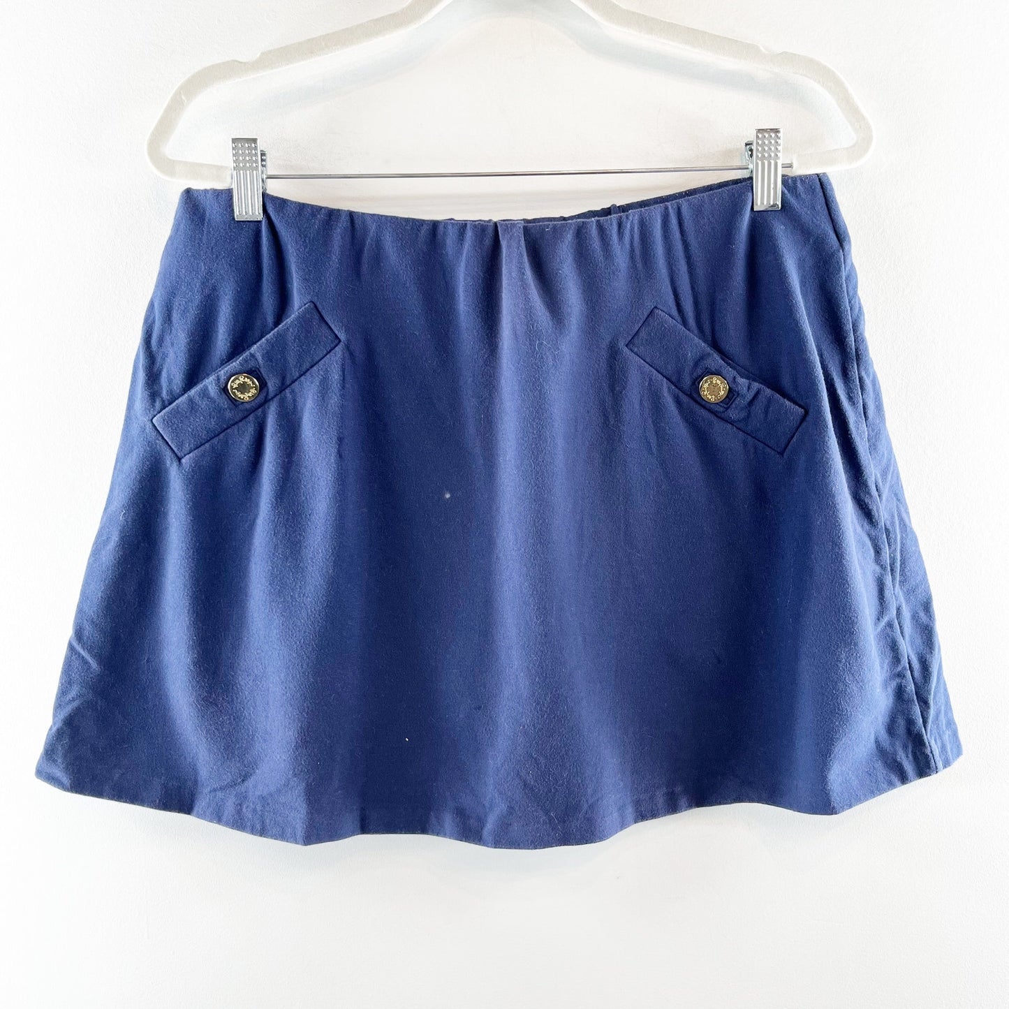 Lilly Pulitzer Madison Mini Skirt Skort Navy Blue XL