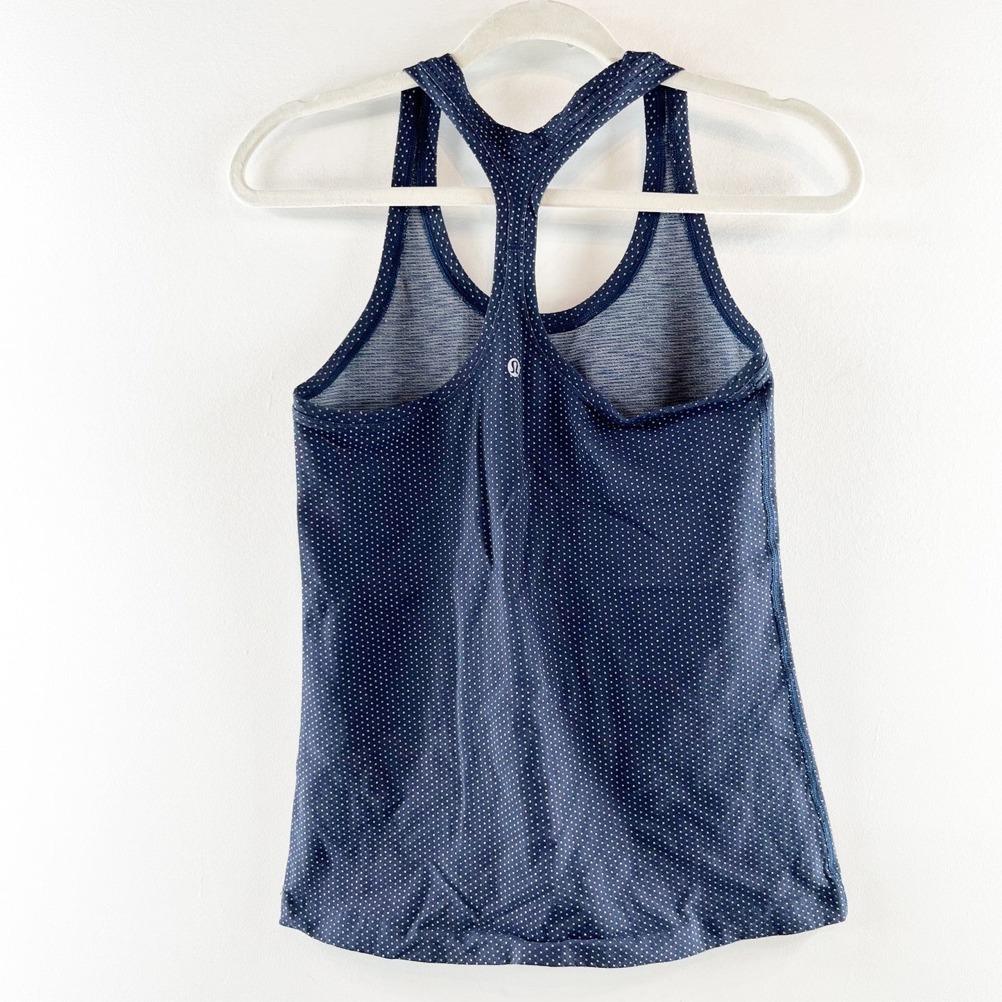 Lululemon Cool Racerback II Pacific Pointe Jacquard True Navy Onyx Blue Small