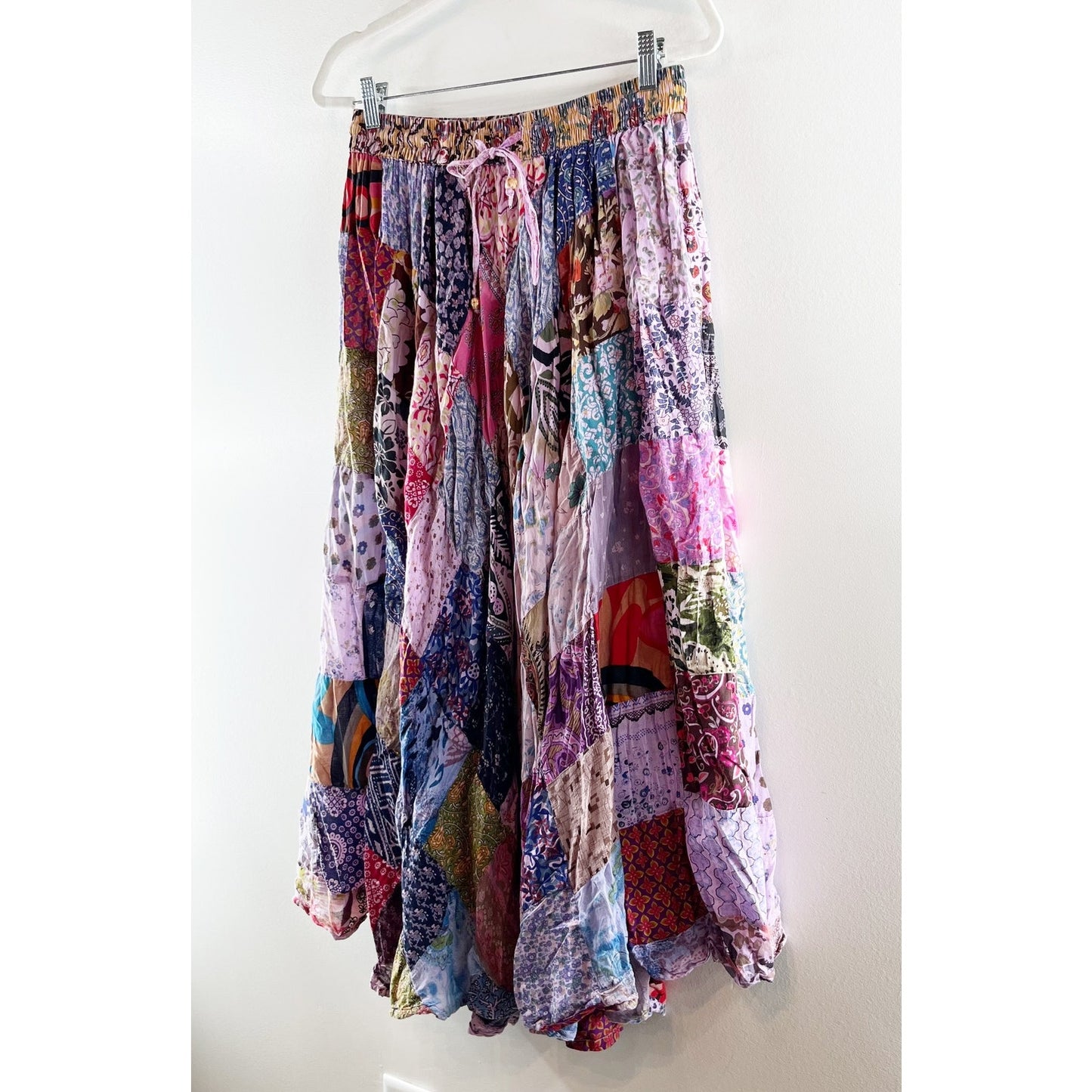 Gypsy Rose Made From The Earth Wear In Peace Bohemian Maxi Skirt Pink Medium